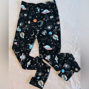 Girls Outer Space Planet Leggings
